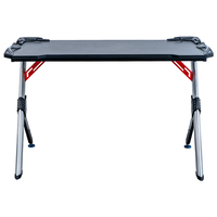 Bureau d'ordinateur moderne de haute qualité en bois pliable, extensible, réglable en hauteur, électrique, 2 pieds, couleur personnalisée, bureau de jeu PC