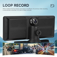 Écran portable sans fil CarPlay Podofo 8,1 pouces, Android Auto, Airplay, autoradio stéréo, caméra de tableau de bord vidéo 2,5K, caméra avant réglable