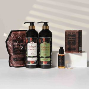 Huati sifuli <span class=keywords><strong>Yody</strong></span> 800ml Collagen Argan dầu thực vật tự nhiên hữu cơ nhanh chóng afro detangle rõ ràng dầu gội đầu và điều hòa - Product Image 1