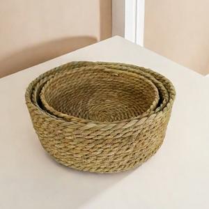 गर्म बिक्री! थोक बुने हुए सेग्रोस नेस्टिंग बास्केट सस्ते डेस्कटॉप भंडारण आयोजक शेल्फ के साथ शेल्फ - Product Image 3