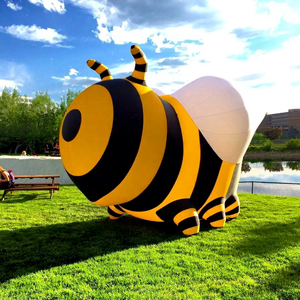 Inflables Publicitarios en Oferta, Abeja de Dibujos Animados, Modelo de Abeja Inflable <span class=keywords><strong>Gigante</strong></span>, Animal Inflable de Miel para Decoración - Product Image 1