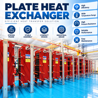 Échangeur de chaleur à plaques (PHE) en acier inoxydable 304 haute durabilité pour le refroidissement de l'huile de transformateur / échangeur huile/eau