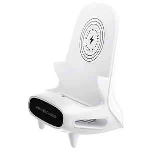 Cargador inalámbrico de carga rápida Soporte de carga inalámbrico portátil Teléfono de escritorio y tableta Soporte <span class=keywords><strong>Silla</strong></span> Carga inalámbrica - Product Image 6