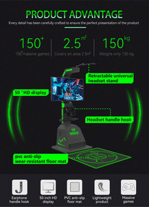Visualizzazione giochi produttore parco divertimenti giochi di realtà virtuale Arcade gioco di tiro 9D Vr simulatore VR Star Space - Product Image 4