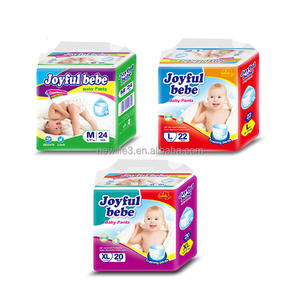 ผ้าอ้อมเด็กแบบใช้แล้วทิ้งกางเกงผ้าอ้อมดีไซน์แถบขอบด้านข้างมีแถบรั่วสำหรับทดสอบตัวอย่างฟรี - Product Image 3