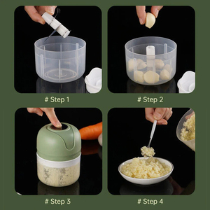 Wholesale Mini Garlic USB <b>Meat</b> Masher Machine Sturdy Crushed Ginger Vegetable Crusher Kitchenware - Product Image 4