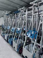 Machine à plâtrer les murs automatique à haute efficacité, machine à projeter du mortier de ciment pour chantier de construction