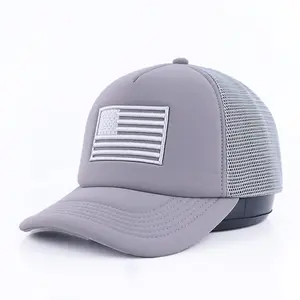 Streetwear Schaum Trucker Hut Stickerei 5 Panel Trucker Hut benutzer definierte