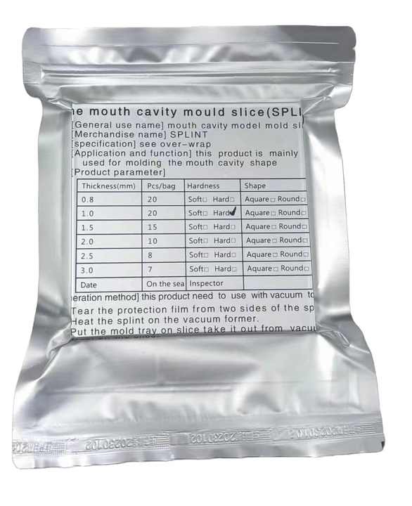 Dental Laboratory Consumables, Splinting Sheet Material, Medical