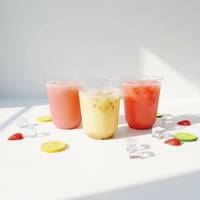 Fabricant de gobelets à emporter ZFCUP, matériau PET, gobelets jetables à paroi simple de 400 ml, écologiques, de qualité alimentaire, pour boissons glacées, café, boissons froides