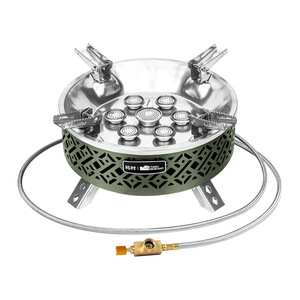 Taku Murano Outdoor <b>Stove</b> 7-Burner Portable Camping <b>Stove</b> Windproof Design for Home And Outdoor Use - Product Image 1