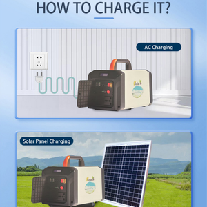 Portable 5000W Outdoor Power Station MPPT Lead Acid Battery <b>Solar</b> <b>Generator</b> for Camping Emergency Backup Eg004 High-capacity Por - Product Image 6