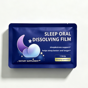 Bandes buccales personnalisées OEM les mieux notées pour le sommeil, à dissolution rapide, non accoutumantes, certifiées ISO - Product Image 2