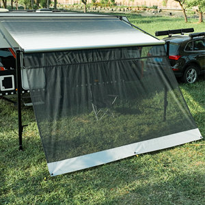 Awnlux Mái Hiên Riêng Tư Màn Hình PVC Lưới UV Chặn Camper Trailer Caravan Riêng Tư Xe Mái Hiên Mặt Trời Màn Hình Bóng - Product Image 3