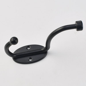 Retro Wall Hooks Metal Cast Iron Oval Backplate Multi Color Coat <b>Rack</b> For <b>Door</b> Or Wall Mounting Clothing <b>Storage</b> - Product Image 4
