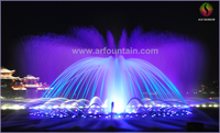 Fontaine musicale flottante en plein air, personnalisée, spectacle d'eau dansante, Bangladesh, 120M x 24M