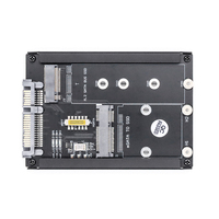 Disque SSD M.2 NGFF / MSATA vers SATA3 2-en-1, conversion des disques SSD M.2 NGFF / MSATA en disques durs SATA 2.5 " / 3.5" pour une utilisation