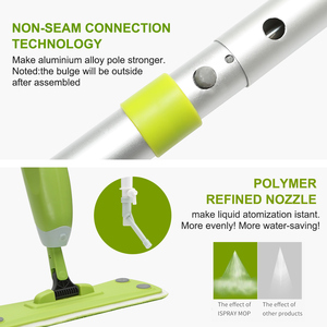 OKKiHOME Serpillère à pulvérisation facile pour les foyers occupés Nettoyage en une étape Sans dégâts Sans seau Tampons lavables en machine Séchage rapide Planchers Sûr pour la famille - Product Image 4