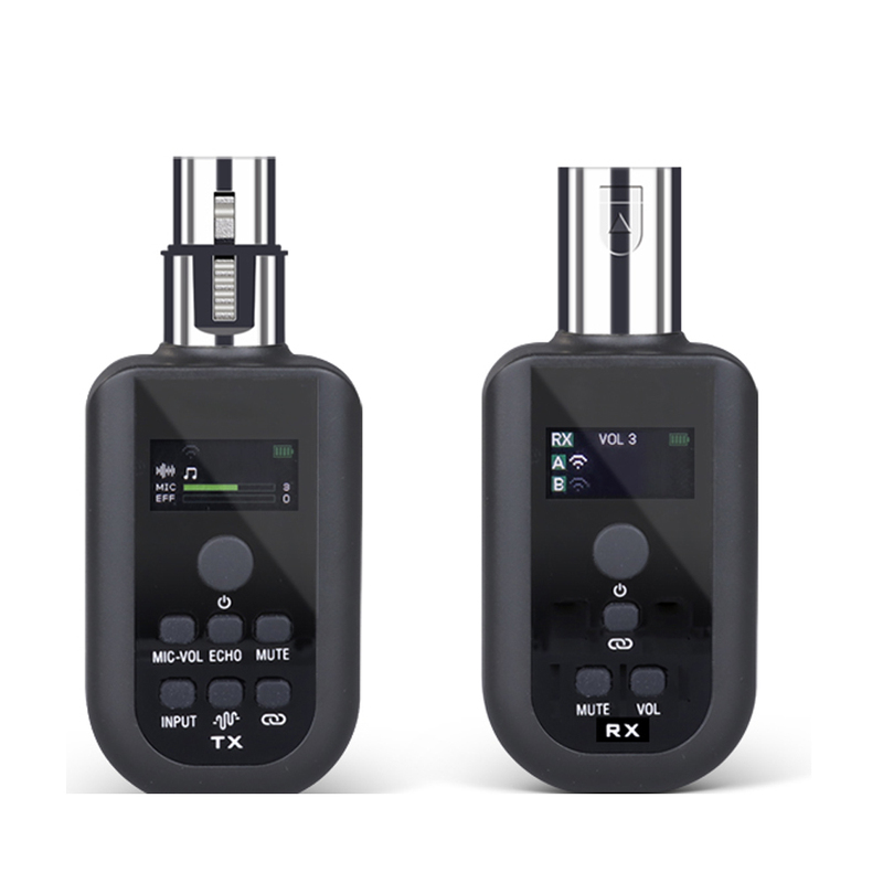 Plug on Wireless Microphone Transmitter Receiver