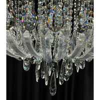 Lustre nordique en cristal LED pour salle à manger, luminaire de luxe moderne, lustre en cristal pour plafond