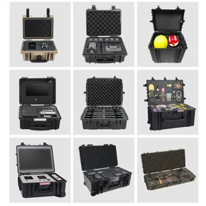 Professional Plastic Gun Case IP67 Waterproof Protective Case Custom Plastic Camera Carrying Case Repair Tool Box
