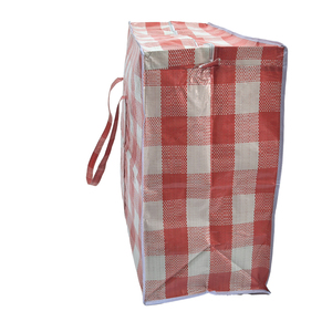 Gran Oferta personalizada Extra grande de gran tamaño resistente laminado almacenamiento de equipaje bolsa móvil Durable PP bolsa tejida impermeable uso almohada - Product Image 4