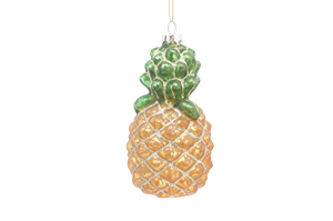 Adornos Navideños Creativos Hechos a Mano de Vidrio con Forma de Frutas, Como Cerezas, Piñas y <span class=keywords><strong>Naranjas</strong></span> - Product Image 6