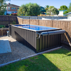 <span class=keywords><strong>Piscine</strong></span> mobile préfabriquée de luxe en conteneur maritime de 20 pieds avec revêtement en fibre de verre - Product Image 4