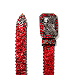 Nouvelle <span class=keywords><strong>ceinture</strong></span> pour <span class=keywords><strong>homme</strong></span> style punk américain et européen avec boucle en alliage, incrustée de strass, mode rock, <span class=keywords><strong>BB</strong></span> <span class=keywords><strong>Simon</strong></span> - Product Image 2