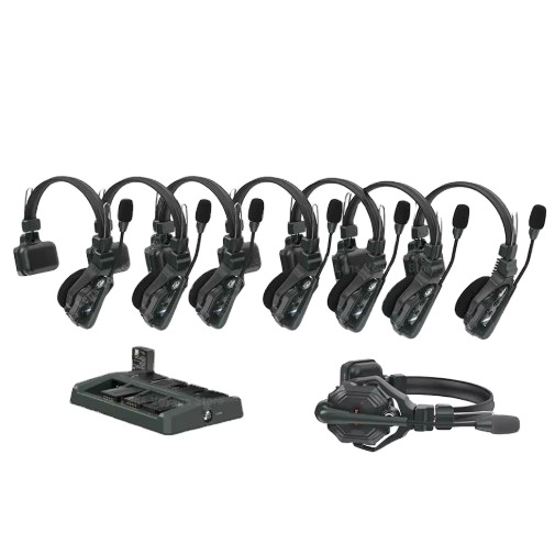 Hl Solidcom C1 wireless full duplex intercom headphone communication system, suitable for team communication within a range of 1