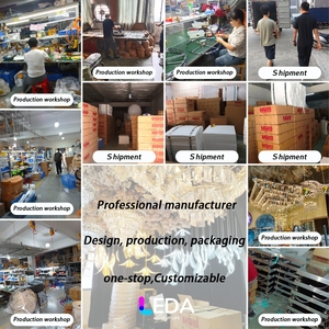 LEDA Lustre en cristal multicouche de luxe moderne à LED personnalisé pour les plafonniers décoratifs de lieu de mariage et de scène - Product Image 6