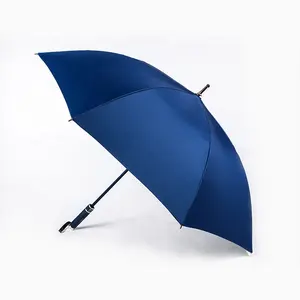 真正的明星55英寸黑色涂层时尚商务汽车高尔夫伞标志印花促销礼品定制伞