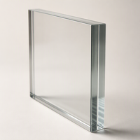 Verre feuilleté trempé 5mm+0.76PVB+5mm, verre de sécurité insonorisé pour les fenêtres et les portes des bâtiments commerciaux, fourniture d'usine