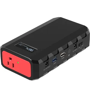 Baterai Lithium 18650 Ac 65W, Charger Bank Baterai dengan Dual Qc3.0 Usb Port Charger Dinding Power Bank Portabel