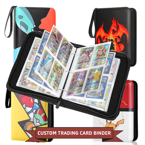 Carpeta Personalizada para Tarjetas Coleccionables de la Copa <span class=keywords><strong>Mundial</strong></span> 2026, Álbum de Tarjetas Deportivas con 4 Bolsillos y Cremallera - Product Image 6