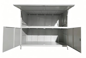 Gabinete de Almacenamiento de <span class=keywords><strong>Herramientas</strong></span> de Acero Galvanizado para Garaje, Estilo Europeo Moderno y Resistente, OEM/ODM, con Sistema de Cierre Seguro de 3 Puntos para Capó de Coche - Product Image 3