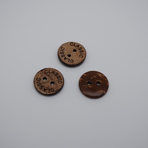 Tùy Chỉnh Vòng Hai Màu Đông Nam Á Trái Cây Nút Thư Cổ Điển Tự Nhiên Vỏ Dừa Hai Lỗ Váy Nút - Product Image 4