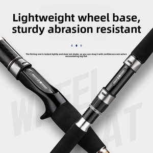 Caña de Pescar para <span class=keywords><strong>Barco</strong></span>, de Carbono, Acción Rápida, Media-Ligera, Punta Blanca, Tamaño 40, para Capturar Pargo, <span class=keywords><strong>Barracuda</strong></span>, Marlín, Punta Luminosa - Product Image 4