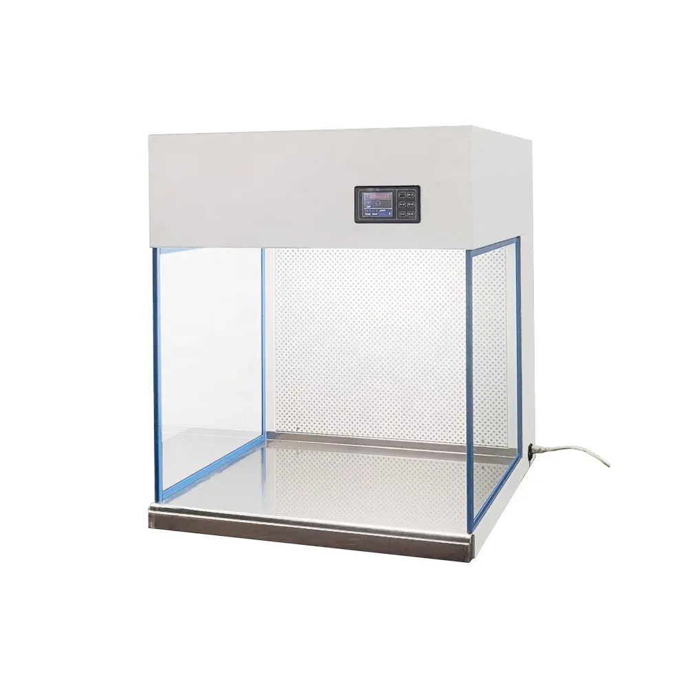 Mini gabinete de flujo laminar pequeño de escritorio/Banco limpio de flujo de aire/muebles de laboratorio FUME HOOD
