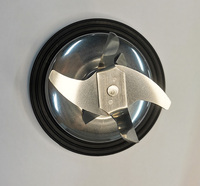 Pièce de rechange pour mixeur électrique en acier inoxydable avec joint noir durable de haute qualité pour usage domestique, indispensable en cuisine