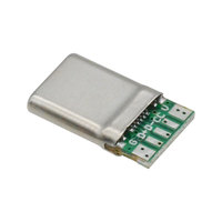 Konektor USB2.0 Pengisian Cepat Tipe-C Apple Lightning Male 7pcs Material 5 Core Double Row Welding C-L PD Tipe-C