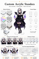 Standee Akrilik Anime Grosir Cetak UV Slot Tunggal Figur Akrilik Karakter Kartun Merchandise Penggemar