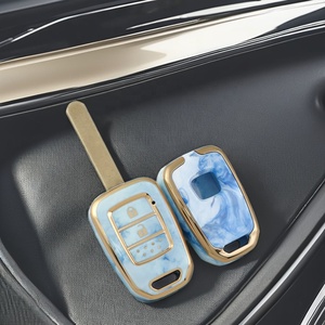 Para <span class=keywords><strong>Honda</strong></span> Fashion Soft TPU Key Case Skins Ajuste preciso Accesorios remotos para Accord Civic <span class=keywords><strong>LX</strong></span> Coches compatibles - Product Image 4