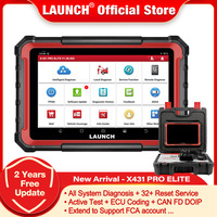 LAUNCH X431 PRO ELITE 2026 Nuevo Escáner OBD2, Herramienta de Escaneo Bidireccional con Codificación ECU en Línea, Compatible con CANFD, DOIP y OBDII para Autos