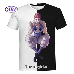 Nuevas camisetas japonesas con estampado 3D para mujer <span class=keywords><strong>HxH</strong></span> Streetwear moda manga corta para hombres camiseta de Anime - Product Image 3