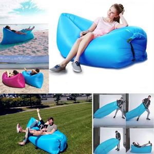 Accessoires de camping, chaise longue d'extérieur rose, lit de plage gonflable, canapé pneumatique avec sac de transport - Product Image 3
