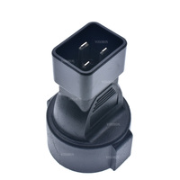 C20 auf Schuko Buchsenadapter - Europäischer EU-Standard Französischer Stecker - C20 Eingang auf CEE 7/7 Industriesteckdose