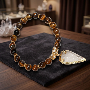 Wholesaler of Love Style Yellow Agate Arrow <b>Healing</b> Gemstone <b>Bracelet</b> Sale - Product Image 2