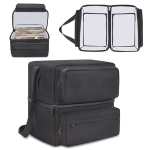 कस्टम टिकाऊ रिकॉर्ड यात्रा बैग 40 रिकॉर्ड 12 तक ले जाने वाले कस्टम टिकाऊ रिकॉर्ड यात्रा संग्रह - Product Image 4