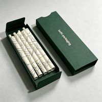 Boîte d'emballage pour papier à rouler des cigares, 5 pièces, avec logo personnalisé, fabriquée à la main, tiroir coulissant, boîtes à cigarettes